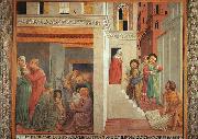 Benozzo Gozzoli The Birth of St.Francis and Homage of the Simple Man china oil painting reproduction